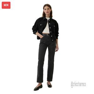 High Rise Straight Leg Denim Jeans - 90s Fit - Women's